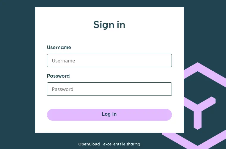 opencloud login